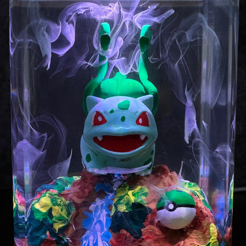 Bulbasaur Resin Lamp