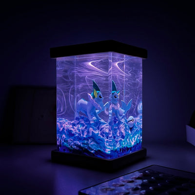 Vaporeon Epoxy Lamp