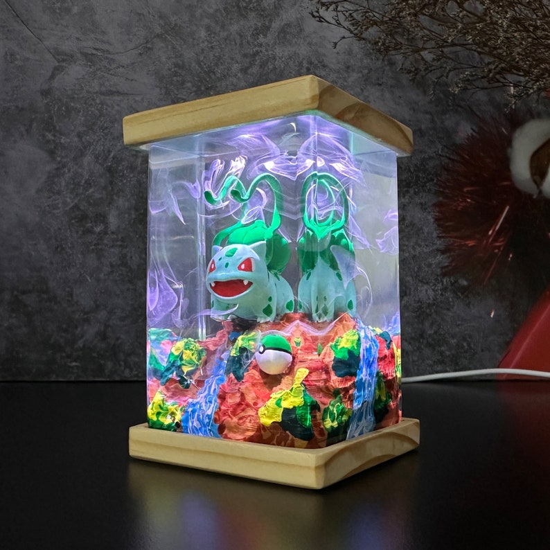 Bulbasaur Resin Lamp