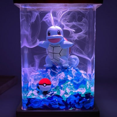 Squirtle Resin Lamp