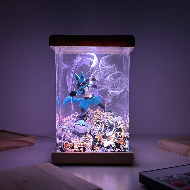 Lucario Epoxy Lamp