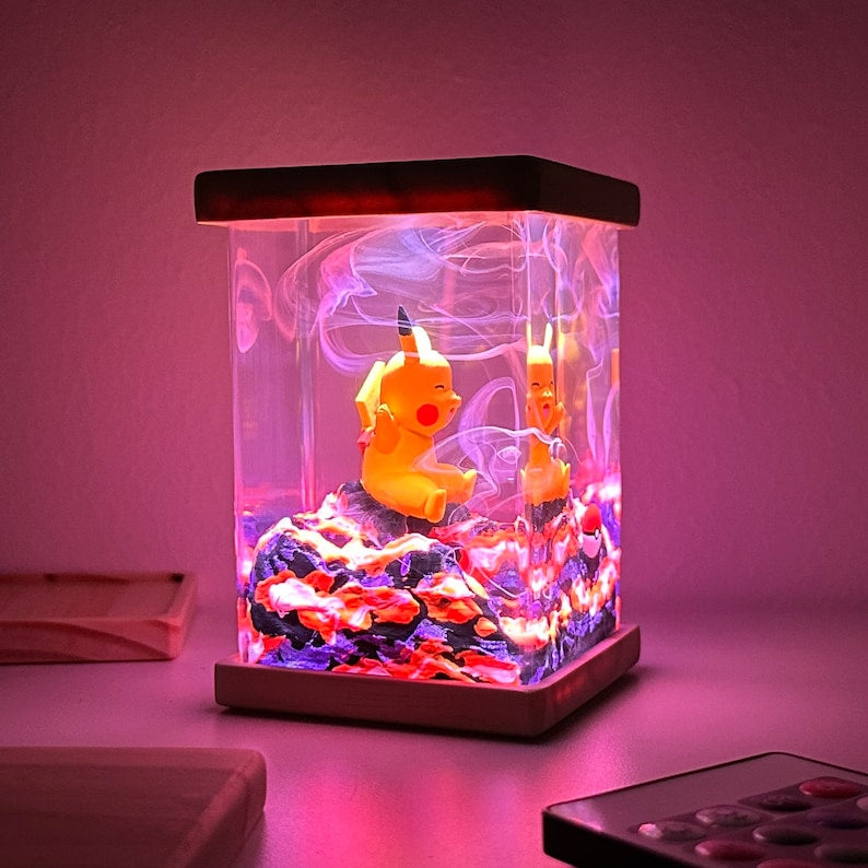 Pik.achu Epoxy Lamp