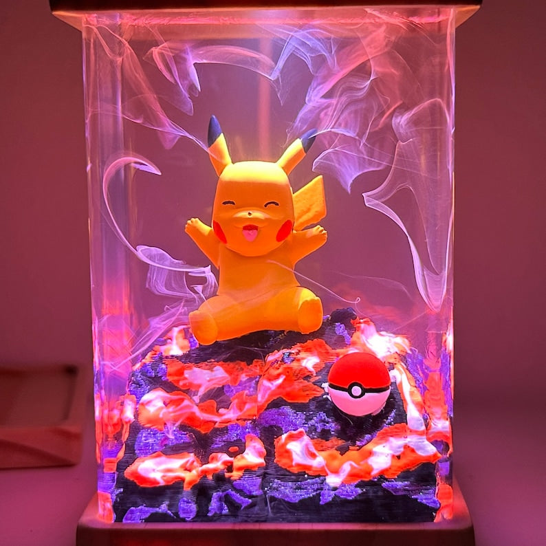 Pik.achu Epoxy Lamp