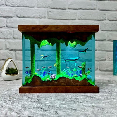 Humpback Whale Resin lamp 3