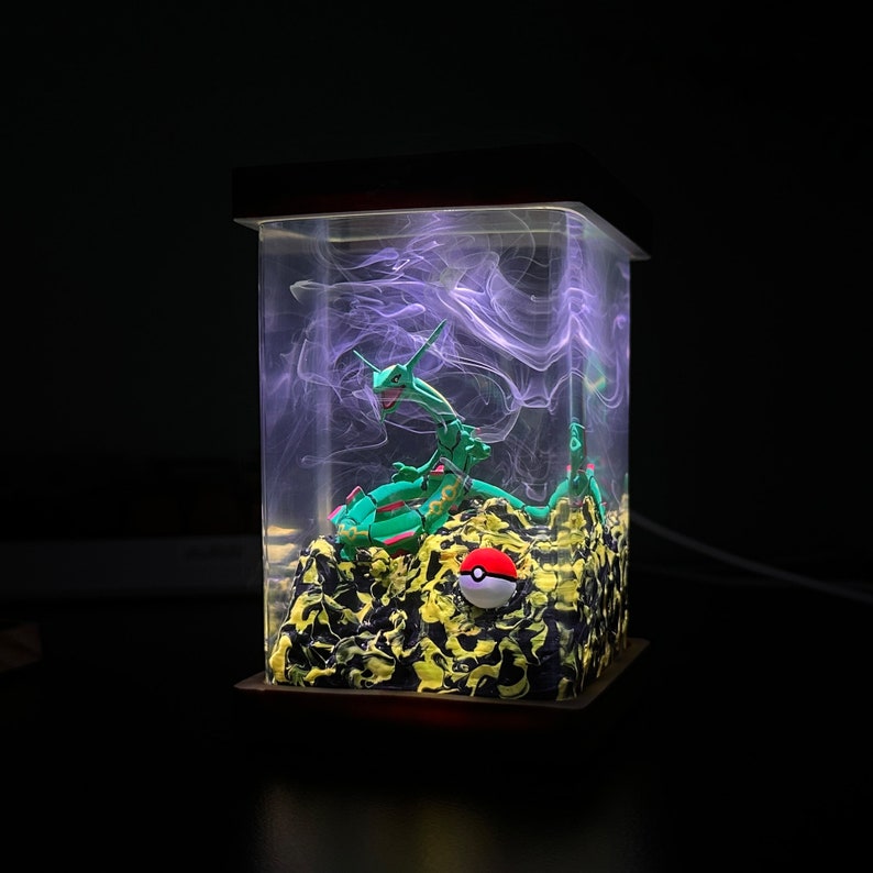 Rayquaza Resin Lamp