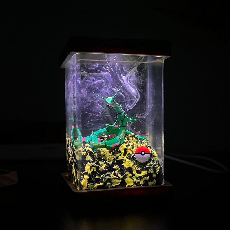 Rayquaza Resin Lamp