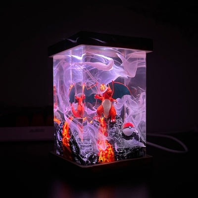 Cha.rizard Resin Lamp