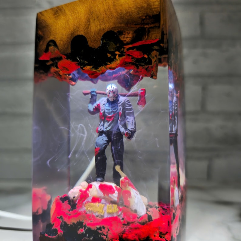 Halloween 2024 Jason Voorhees Resin Lamp