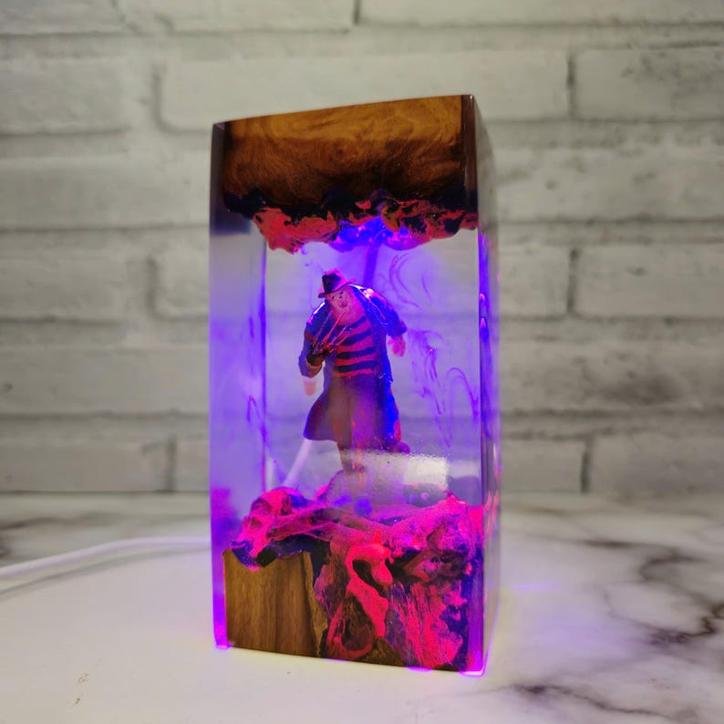 Halloween 2024 Freddy Krueger Resin Lamp