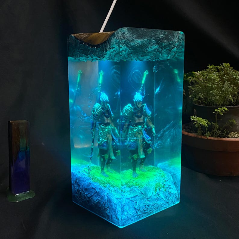 Wukong Resin Lamp 2