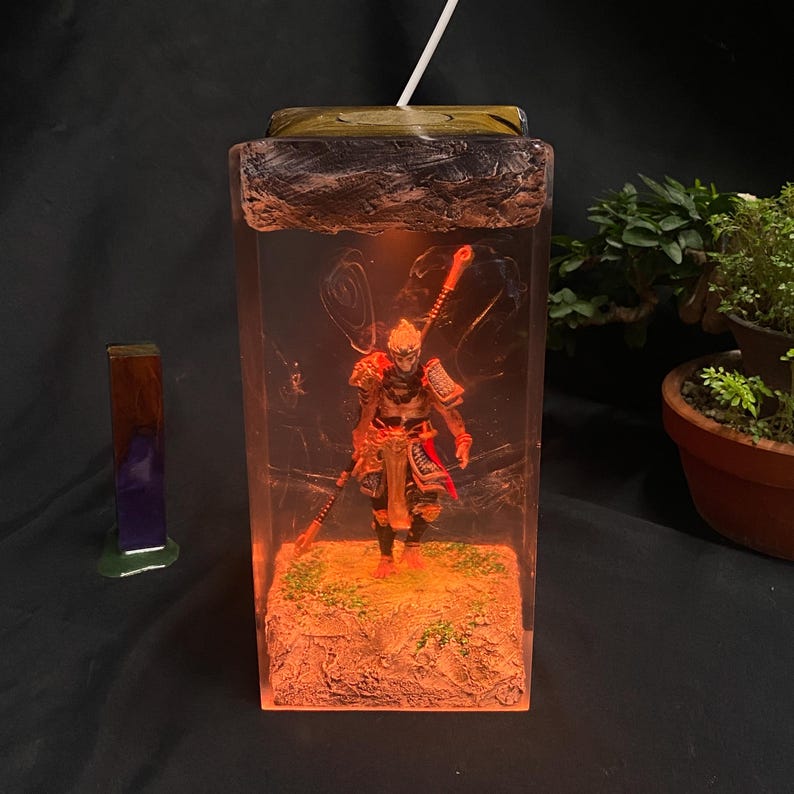 Wukong Resin Lamp 2