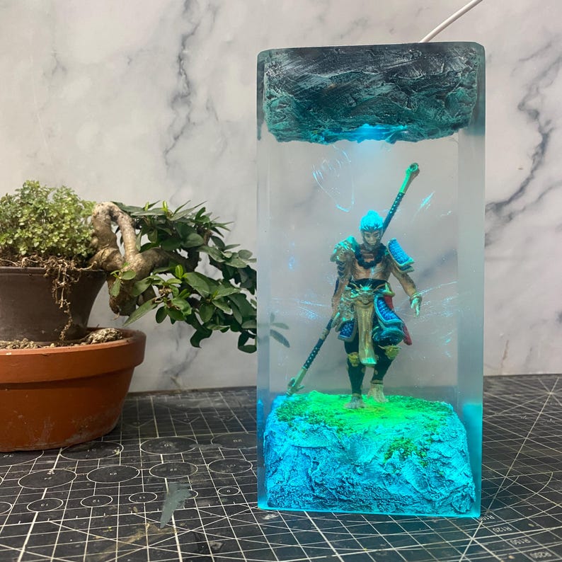 Wukong Resin Lamp 2