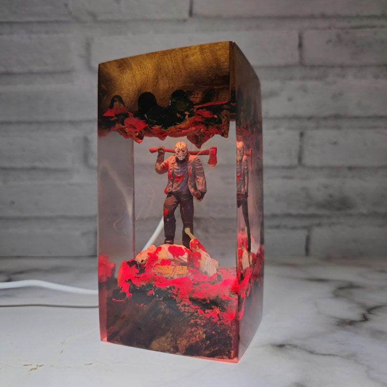 Halloween 2024 Jason Voorhees Resin Lamp