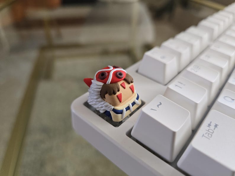 Princess Mononoke Fanart Keycap