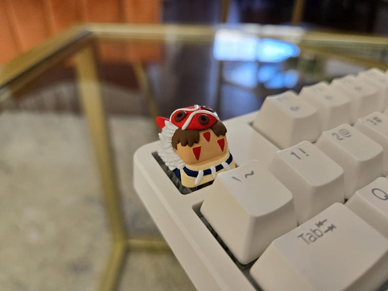 Princess Mononoke Fanart Keycap