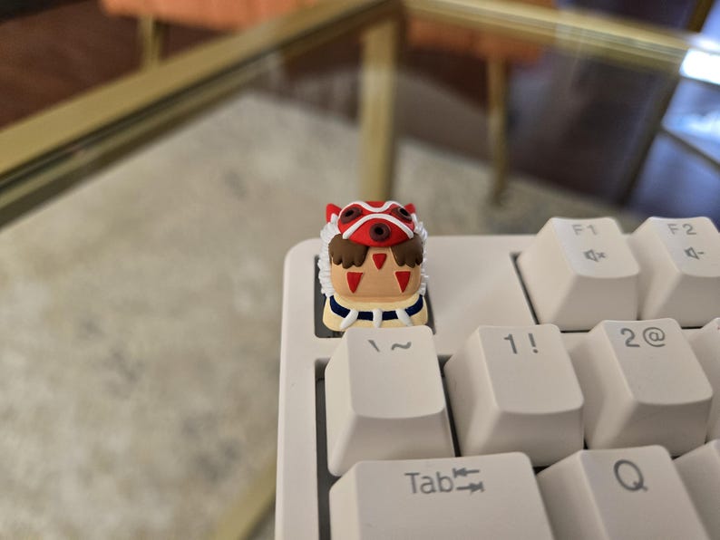 Princess Mononoke Fanart Keycap