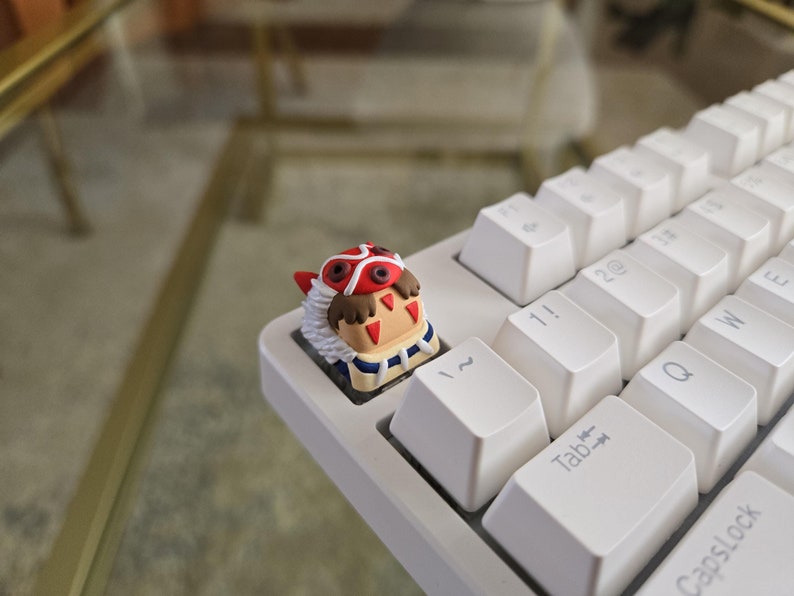 Princess Mononoke Fanart Keycap