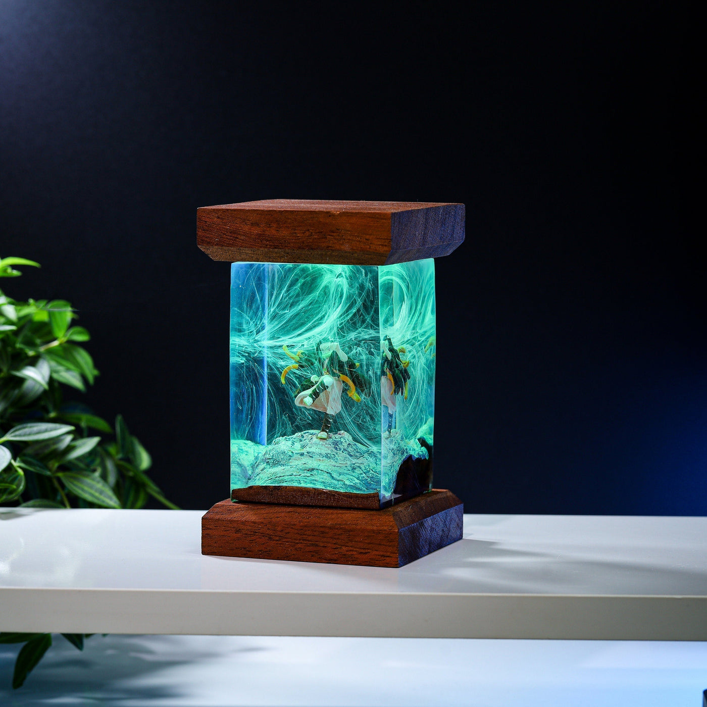 Nezuko Epoxy Lamp