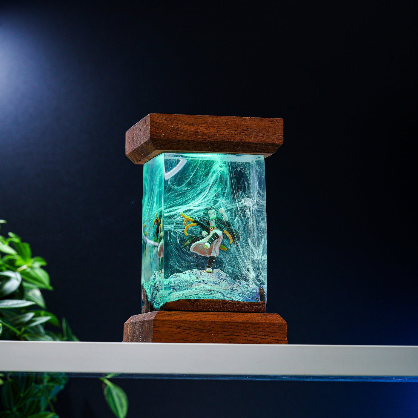Nezuko Epoxy Lamp
