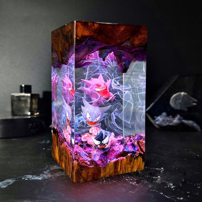 Custom Resin Wood Lamp 2(AR)