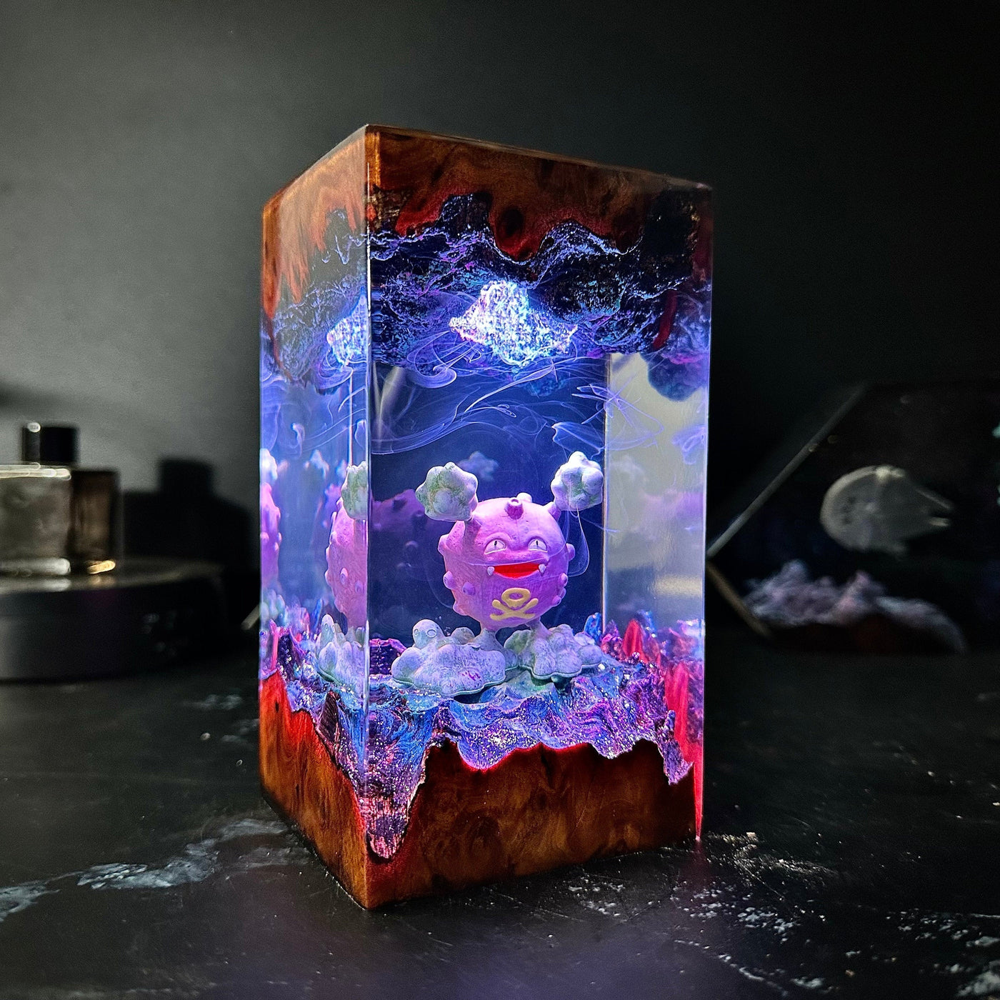 Custom Resin Wood Lamp 2(AR)