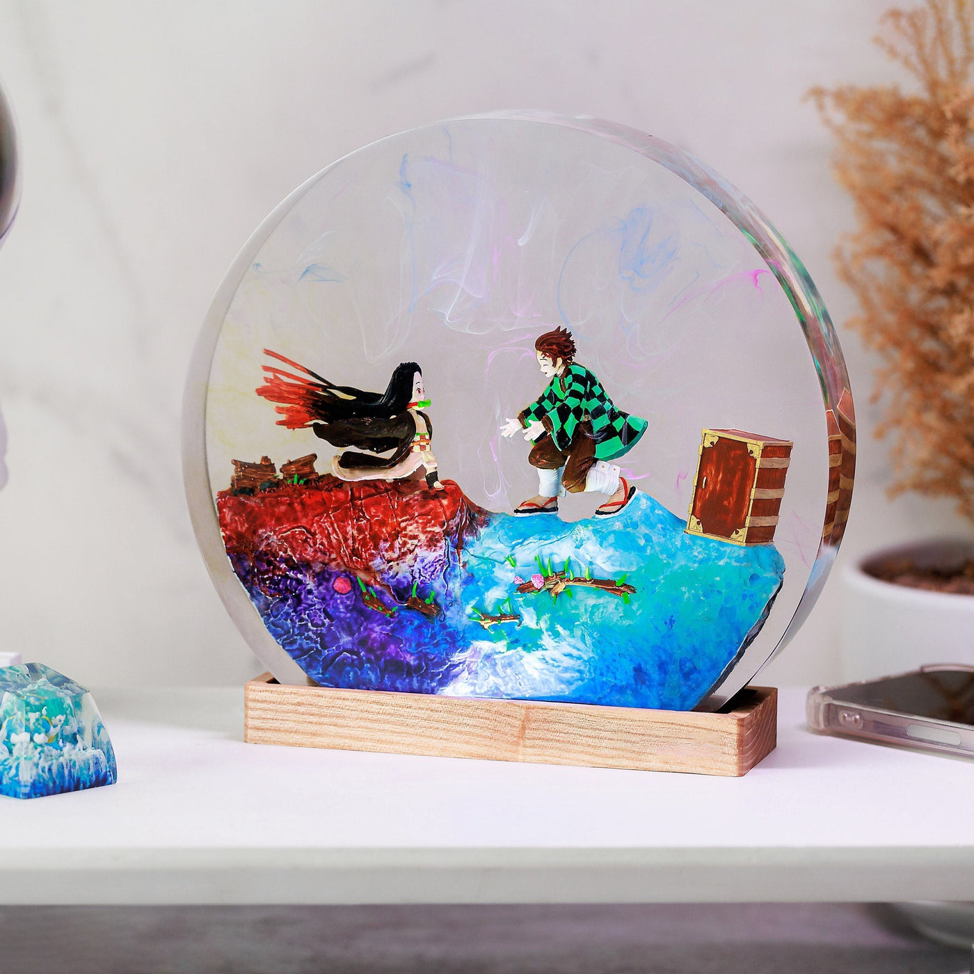 Custom Tanjiro Anime Night Light