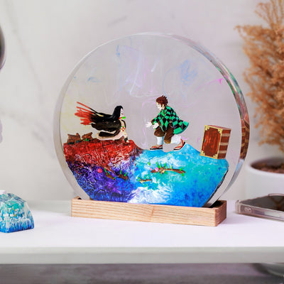 Custom Tanjiro Anime Night Light