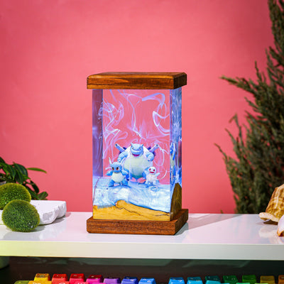 Blastoise Evelution Epoxy lamp