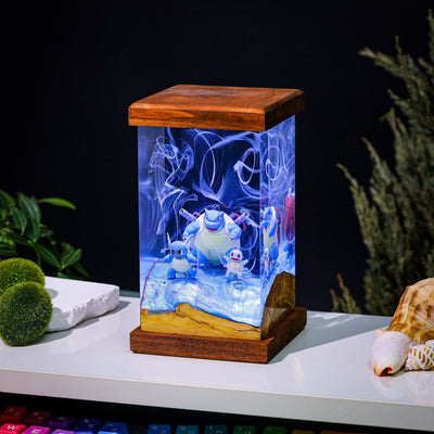 Blastoise Evelution Epoxy lamp
