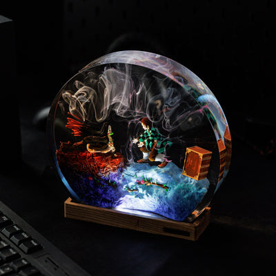 Custom Tanjiro Anime Night Light