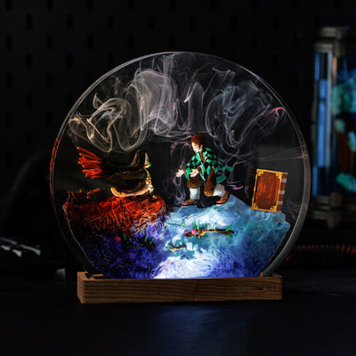 Custom Tanjiro Anime Night Light