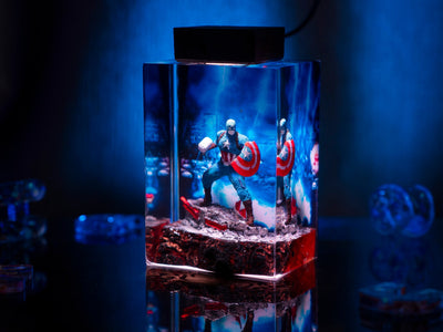 Captain America Resin Night Light(MD)