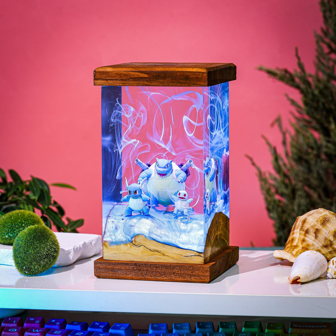 Blastoise Evelution Epoxy lamp