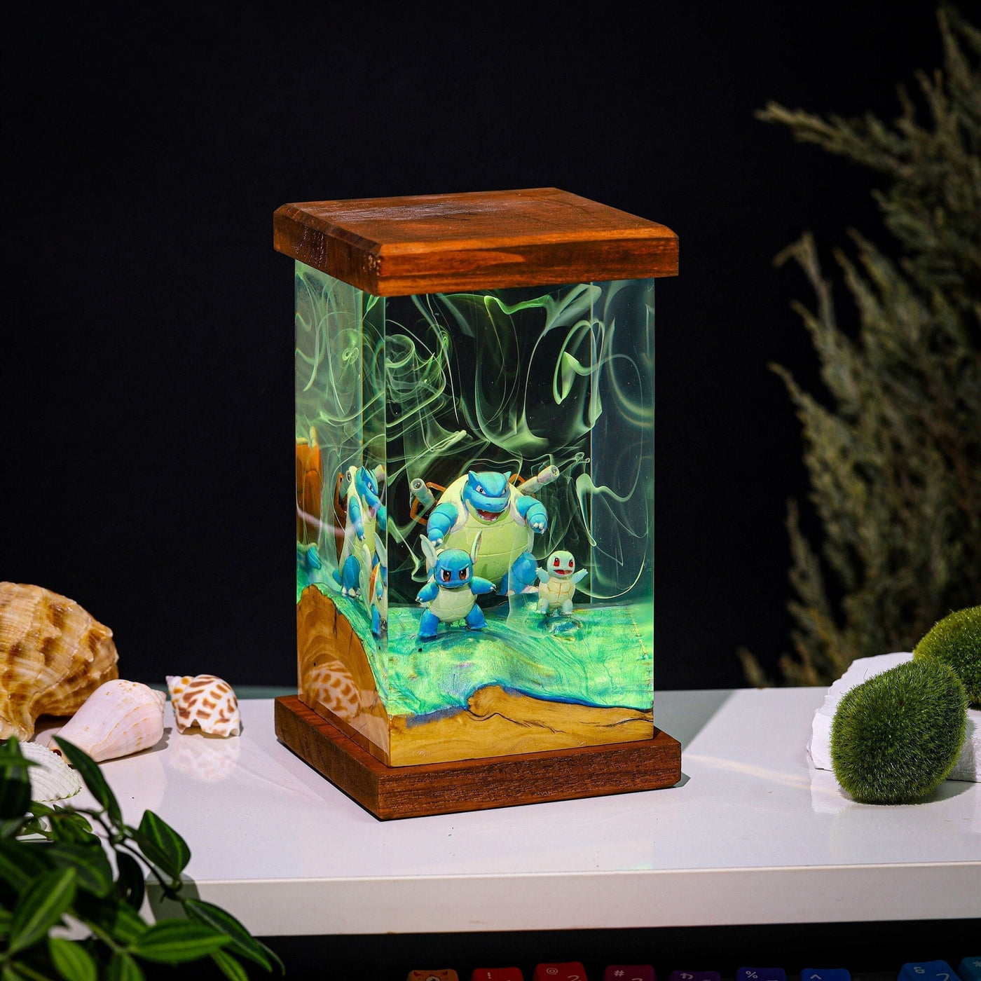 Blastoise Evelution Epoxy lamp