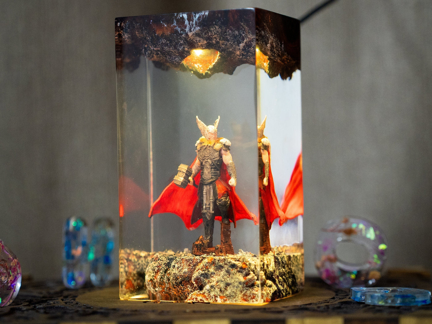 Vikings Thor Resin Night Light