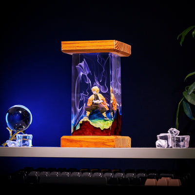 Zenitsu Resin Lamp