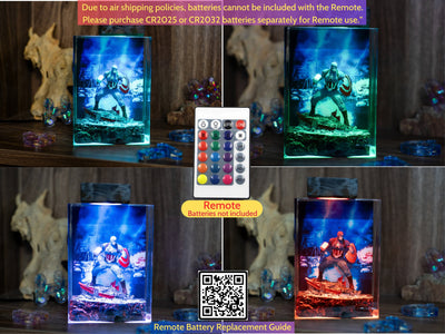 Captain America Resin Night Light