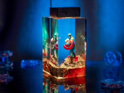 Captain America Resin Night Light(MD)