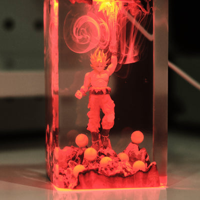 Son Goku Resin Lamp 2