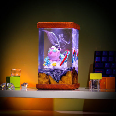 Jigglypuff Epoxy Lamp