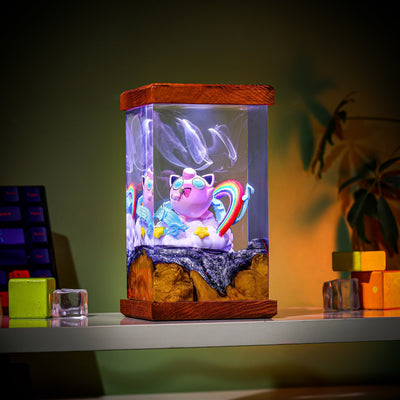 Jigglypuff Epoxy Lamp