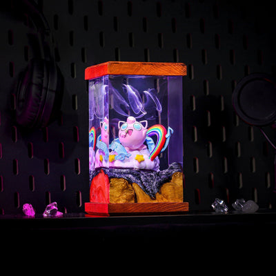 Jigglypuff Epoxy Lamp