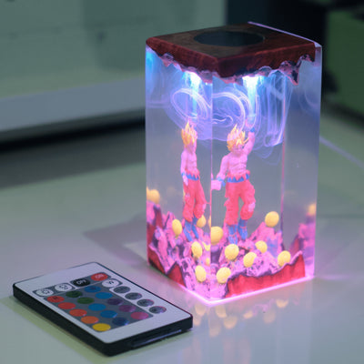 Son Goku Resin Lamp 2
