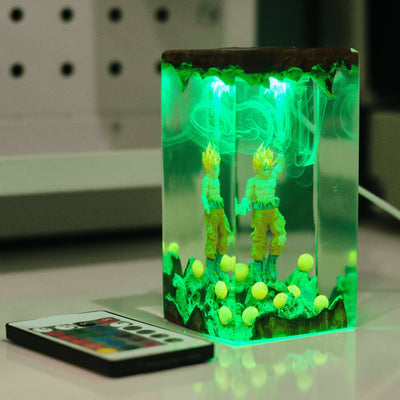 Son Goku Resin Lamp 2