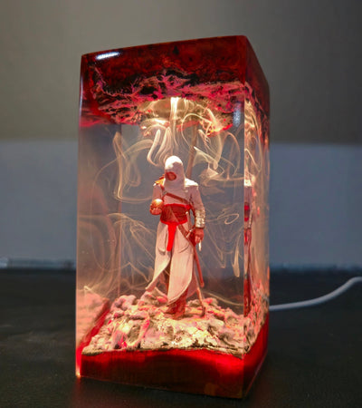 Assa.ssin's Cr.eed Resin Lamp