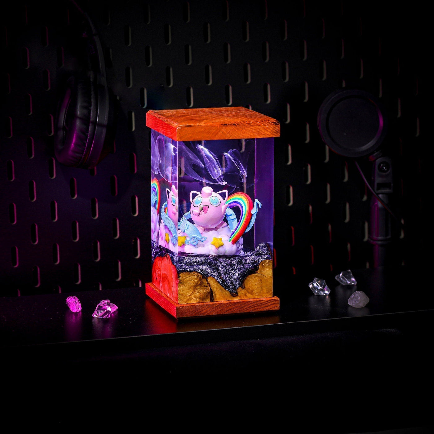 Jigglypuff Epoxy Lamp