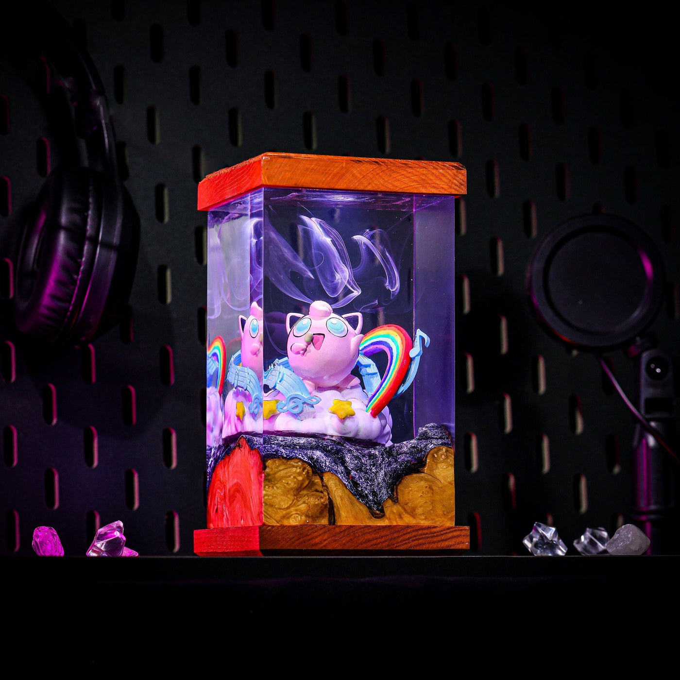 Jigglypuff Epoxy Lamp