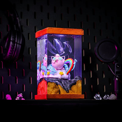 Jigglypuff Epoxy Lamp