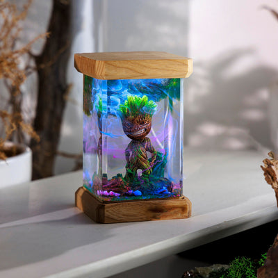 I Am Groot Epoxy Lamp