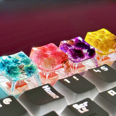 Colorful Personality Flower Keycap